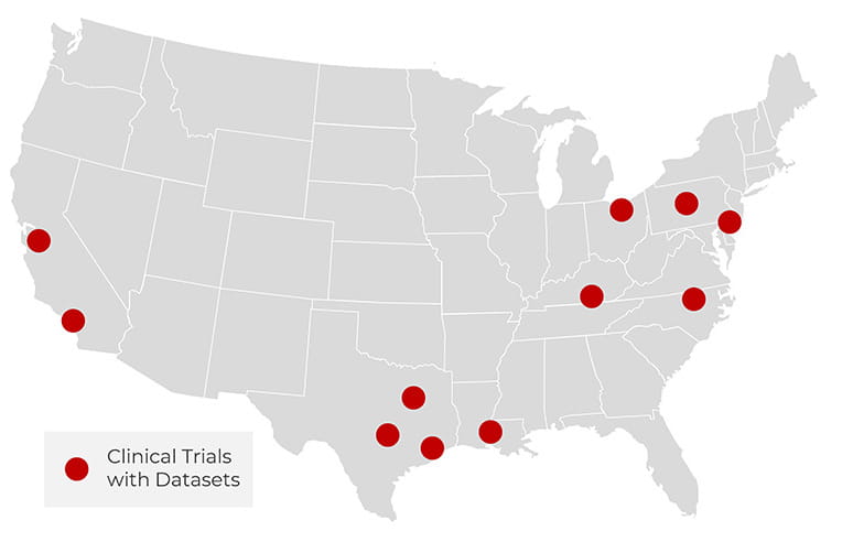 HCXF Funded Studies mapped coordinates